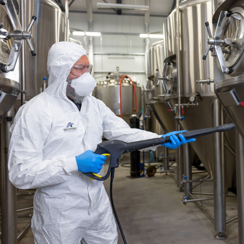 Unserer Mitarbeiter macht Industriereinigung. Unser Service: Reinigungsfirma Düsseldorf.