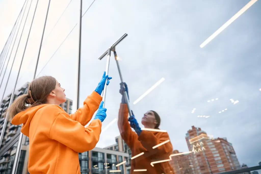 Gebäudereinigung Düsseldorf - Secotek Worker