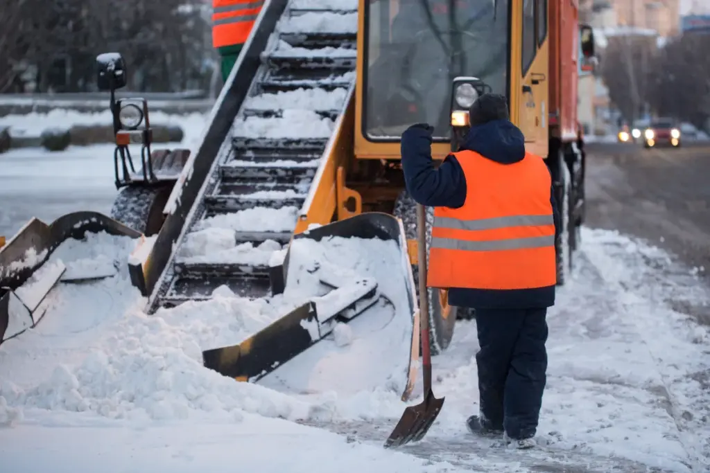Winterdienst Düsseldorf - worker